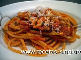 Pasta de los bomberos sin gluten