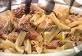 Pasta corta con huevos, jamón serrano y azafrán sin gluten