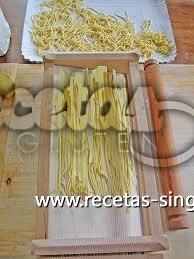 Espaguetis rústicos sin gluten