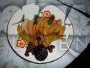 Peras al vin rojo sin gluten