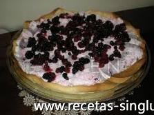 Postre de fruta sin gluten