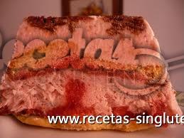 Postre frío a las fresas sin gluten