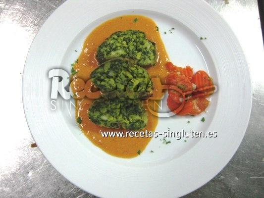 Rollo vegetariano sin gluten