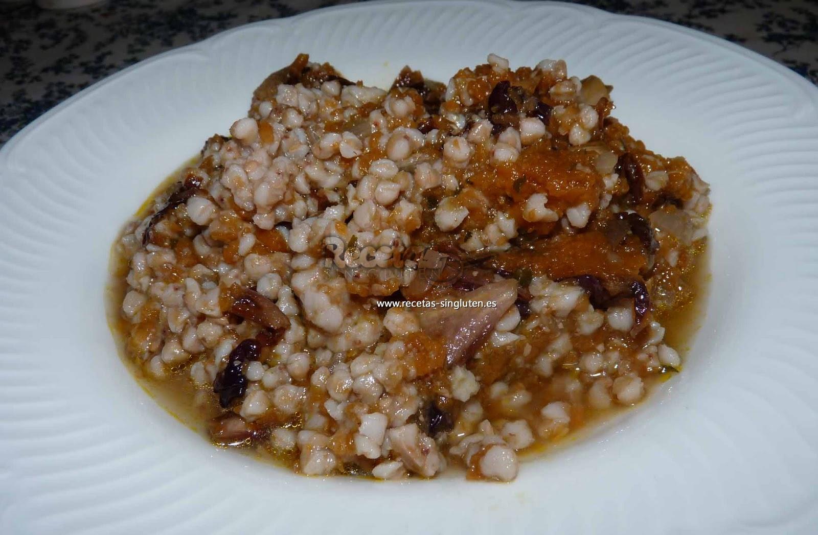 Alforfón a la calabaza sin gluten