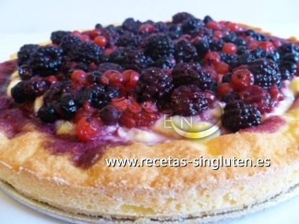 Tarta De Maíz Y Arroz Con Fruta