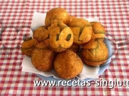 Croquetas de arroz rellenas sin gluten