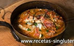 Sopa de pescado sin gluten