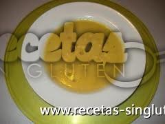 Crema de garbanzos sin gluten